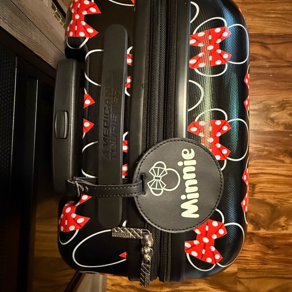 NWOT American Tourister Disney Minnie Mouse Hardside Spinner Luggage - 21” - Picture 12 of 15